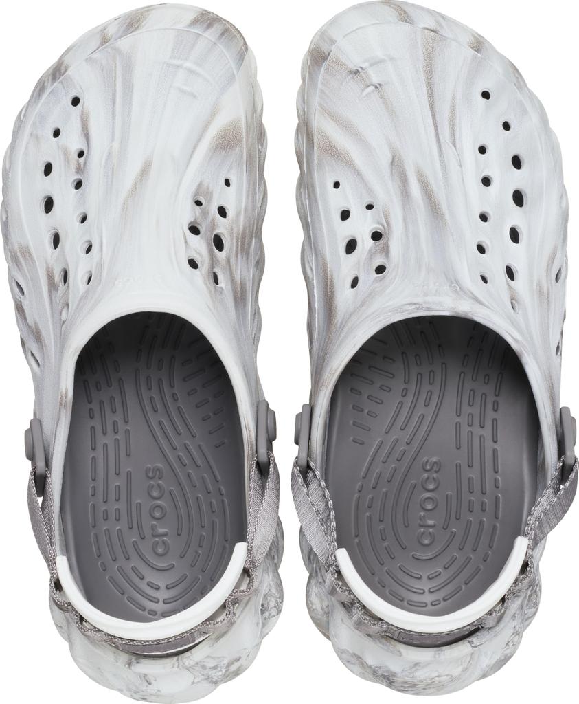 Сандалии Crocs Echo Marble Clog 208454-1NL (Светло-серый/28.0/Мужской, женский)