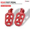 For CFMOTO 450MT 800MT CF450 MT Motorcycle Aluminium R&L Rear Foot Pedal Footrest Expandable Teeth Pedal Kit