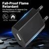 1-5 шт. Вилка ЕС USB Настенное зарядное устройство для Samsung IPhone IPad Xiaomi Honor Google Универсальное 5 В 1 А Зарядное устройство для телефона Адаптер питания