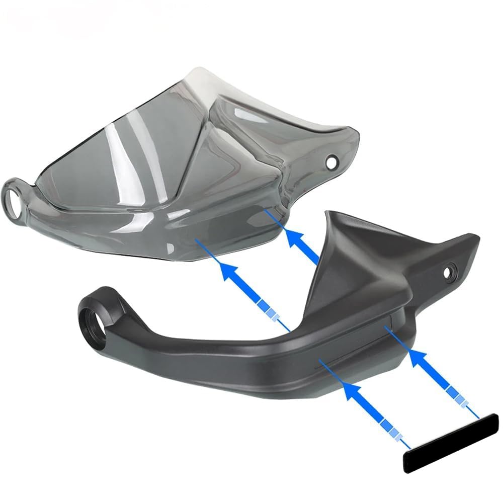 FOR PCX 125 PCX125 PCX150 PCX160 Super Front Handguard Handlebar Windshield, Bow, Windproof Handguard Windshield (f) [Parallel import goods]