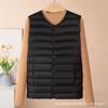 High-quality Down Cotton Vest Women's Autumn and Winter Warm Stand-up Collar Sleeveless Vest Fashion Outer Vest Jacket