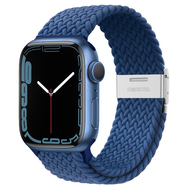 Strap For Apple watch Ultra 2 band 49mm 45mm 44mm 40mm 41mm 42mm 46mm Braided solo loop correa bracelet series 7 3 se 8 9 10 11