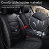 Vehicle Universal Cushion Mats PU Leather Car Seat Cover Easy To Install