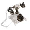 Retro Landline Telephone Multifunctional Recording Old Fashioned Rotary Dial Telephone for Home