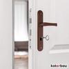 Door handle, long, silver, 72 mm, BROWN KEY
