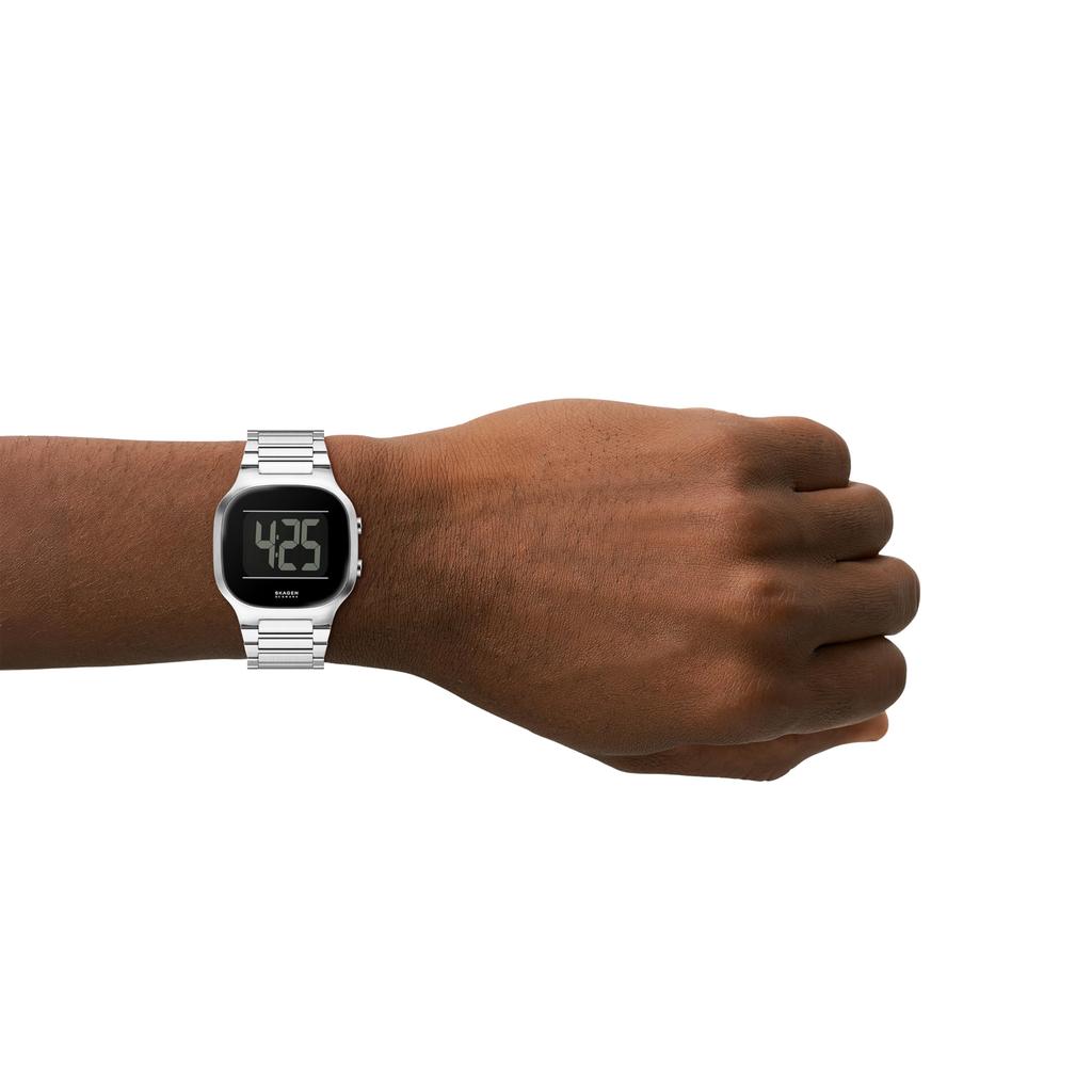 Skagen Цифровые часы SKW6948 из нержавеющей стали Мужские