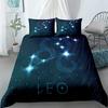 Комплект постельного белья со знаком зодиака Водолей 3D King Queen Double Full Twin Single Size Duvet Cover Pillow Case Set