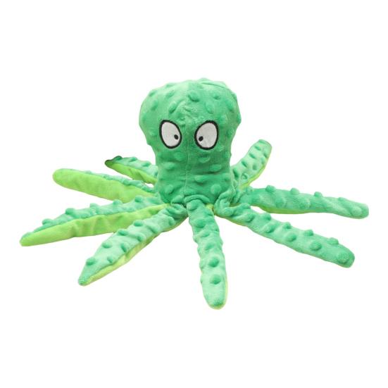 Плюшевая игрушка-осьминог для собак, интерактивная пищащая игрушка для жевания для агрессивных жевателей, устойчивая к укусам игрушка для прорезывания зубов у щенков для маленьких, средних и крупных собак