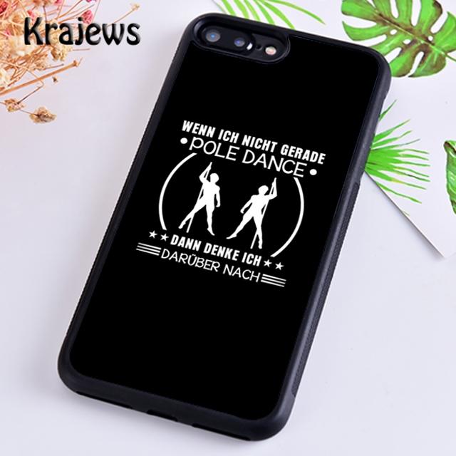 Чехол для телефона Krajews Pole dance fitness для iPhone 14 5s 6s 7 8 plus X XR XS 11 12 13 pro max Samsung S21 S22 ultra