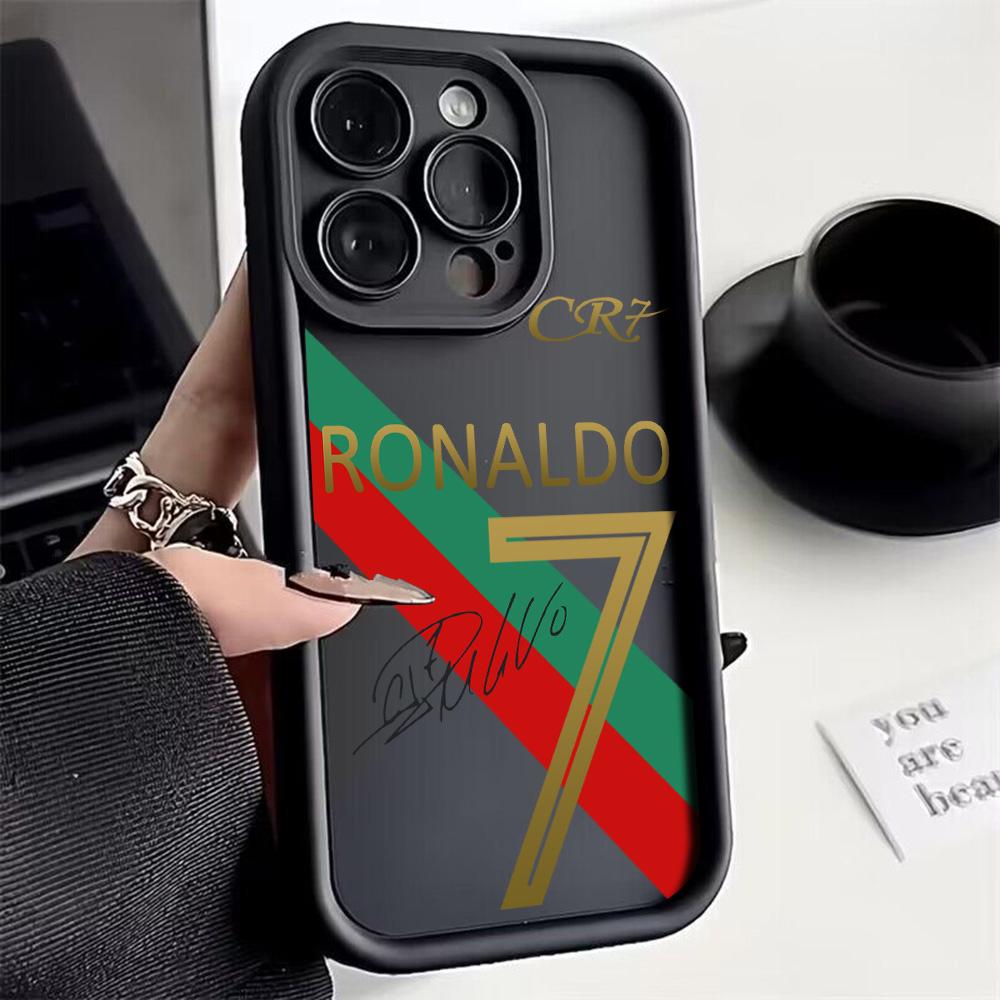 Футбольный Номер 7 10 Чехол для Телефона для iPhone 16e 16 15 14 13 12 11 Pro Max Mini XR XS X 7 8 6 6s Plus Мягкий ТПУ Задняя Крышка