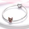 Original Charms Copper Brown German Shepherd Dog Beads Fit Charms Plata Bracelets For Women Women Jewelry Making Diy