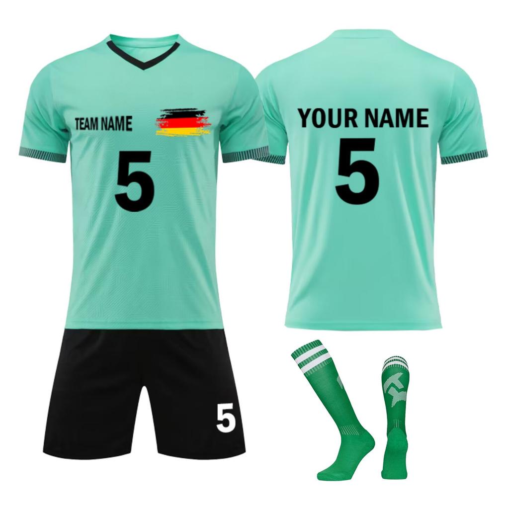 Personalised Shirts Kit Mens Girls With Name Number Custom Football Jerseys For Boys Training Suit