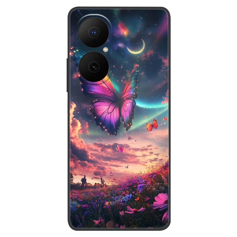 Чехол-бампер для Huawei Nova Y73, задняя крышка из ТПУ для Huawei Enjoy 80 NovaY73, мягкий силиконовый противоударный чехол-бампер, черный