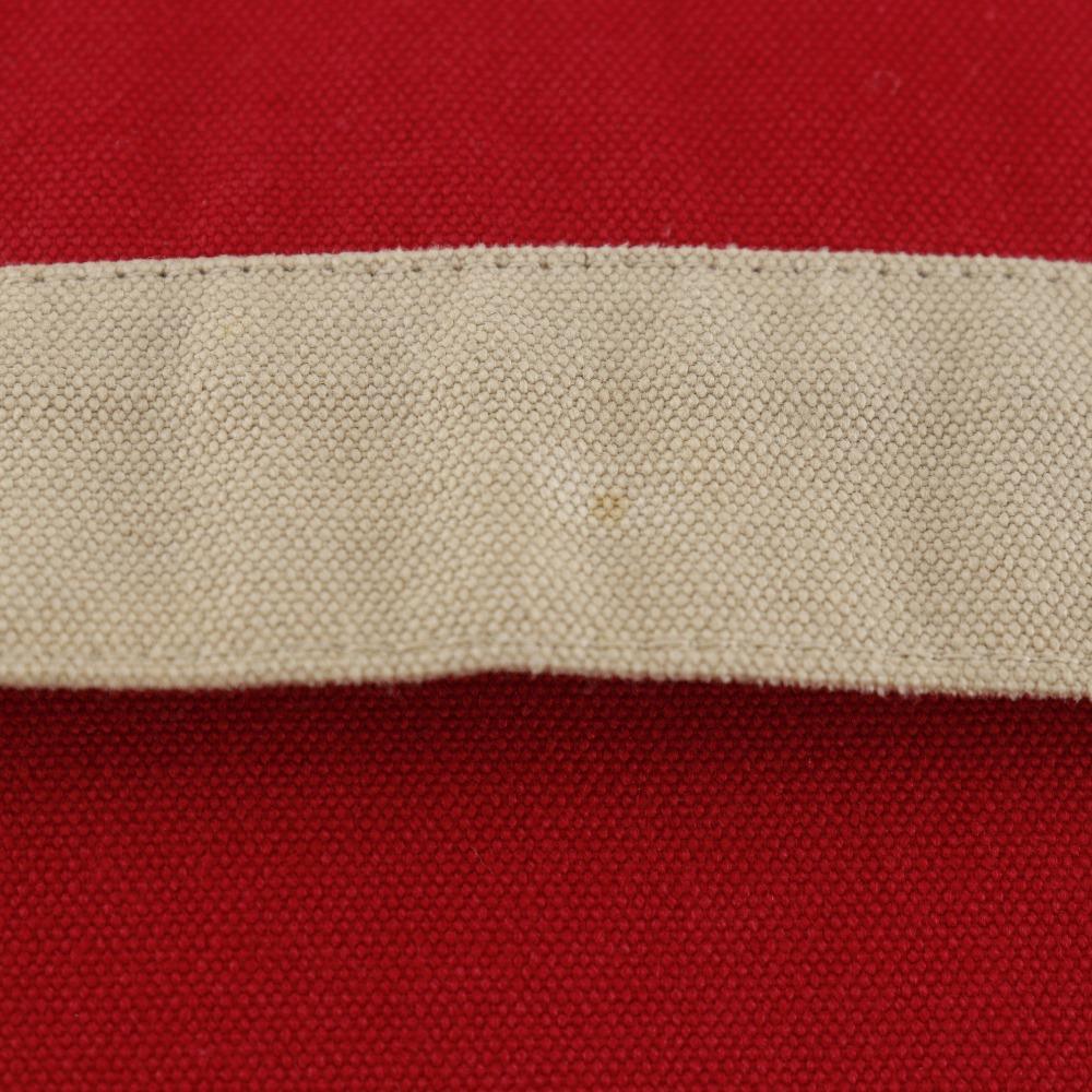 HERMES Tapidocel Clutch bag In-bag Red cotton unisex Used