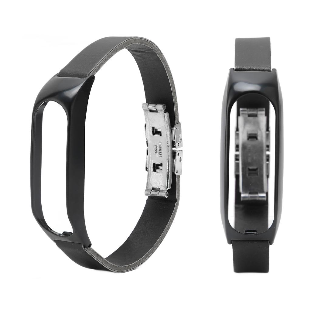 Smartwatch Band Replacement Leather Wrist Strap Alloy with Screwdriver for Touch Watch