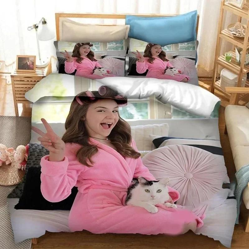 Luxury New 3D Print Piper Rockelle Bedding Set Double Twin King Duvet Cover Comforter Pillowcase Boys Girls Adults Bedroom