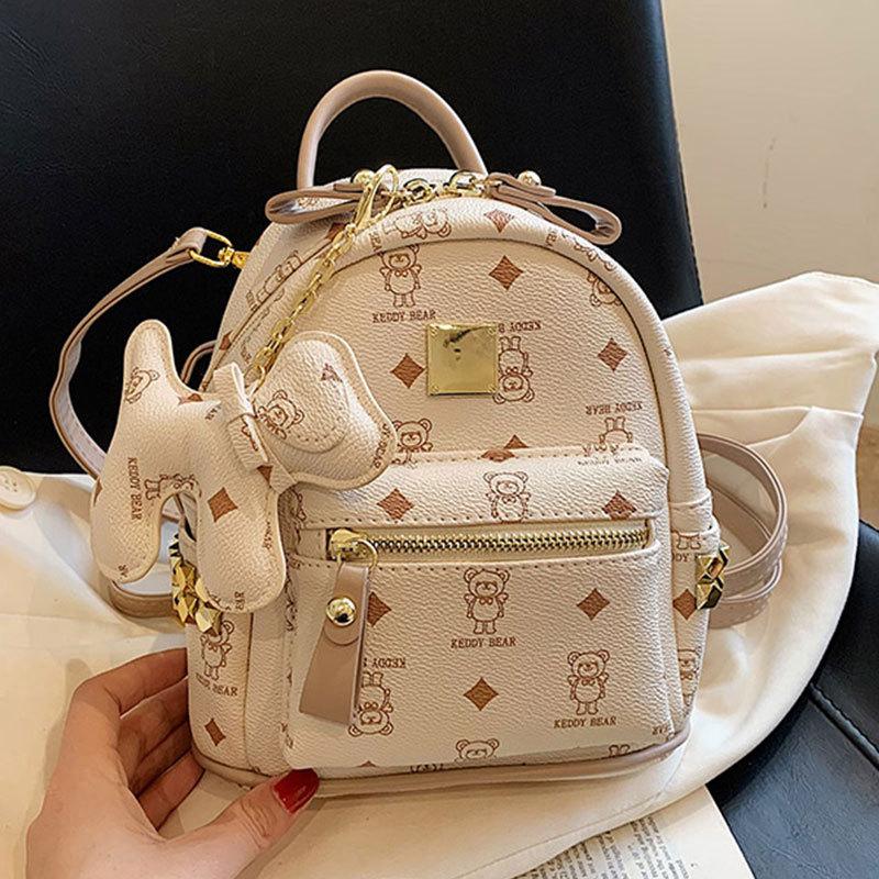 Fashion niche backpack women's 2025 new foreign style summer popular large-capacity girls college students portable backpack