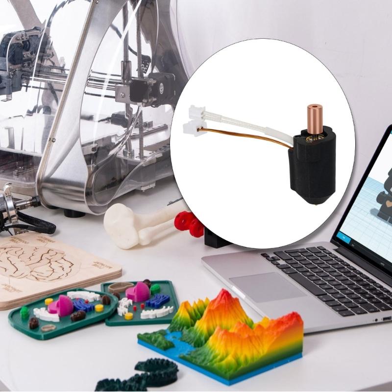 Hotend Updated Kit For K1 300C High Temperature Hotend 3D Printer Ceramic Heating Block Kit High Speed Printing