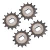 4 шт. 428 14T Звездочка цепи 12x17 мм H Отверстие Стальная звездочка для электросамоката для высокоскоростного двигателя MY1020