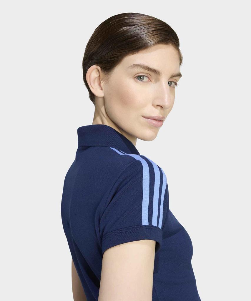 Поло Adidas с 3 полосками - Темно-синий:Синий / Ks4762