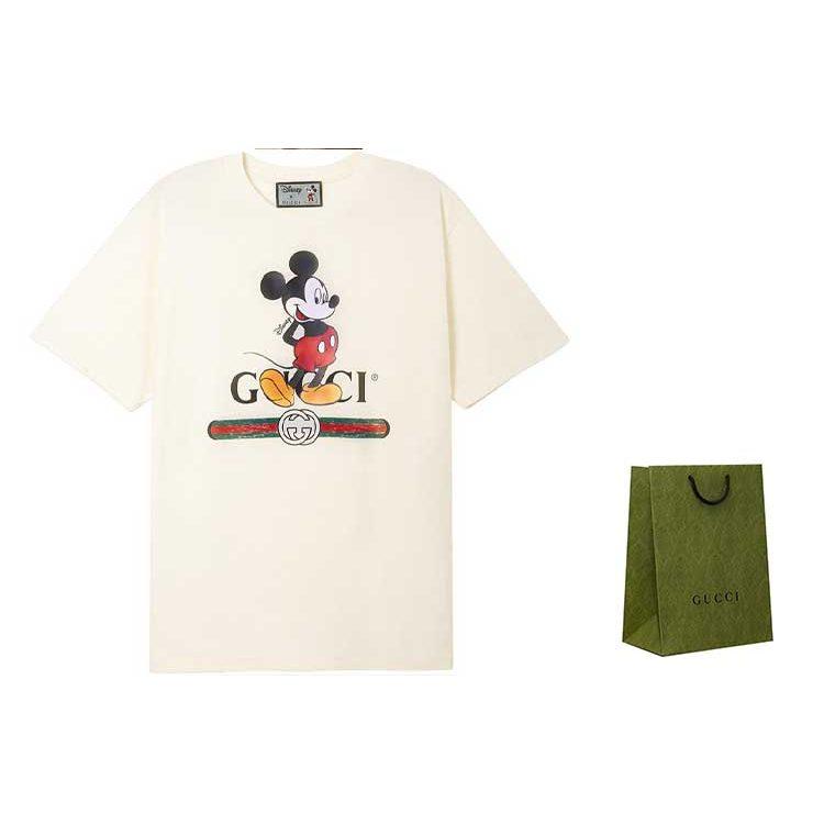 Gucci X Disney Микки Оверсайз Футболка 565806-XJB66-9756