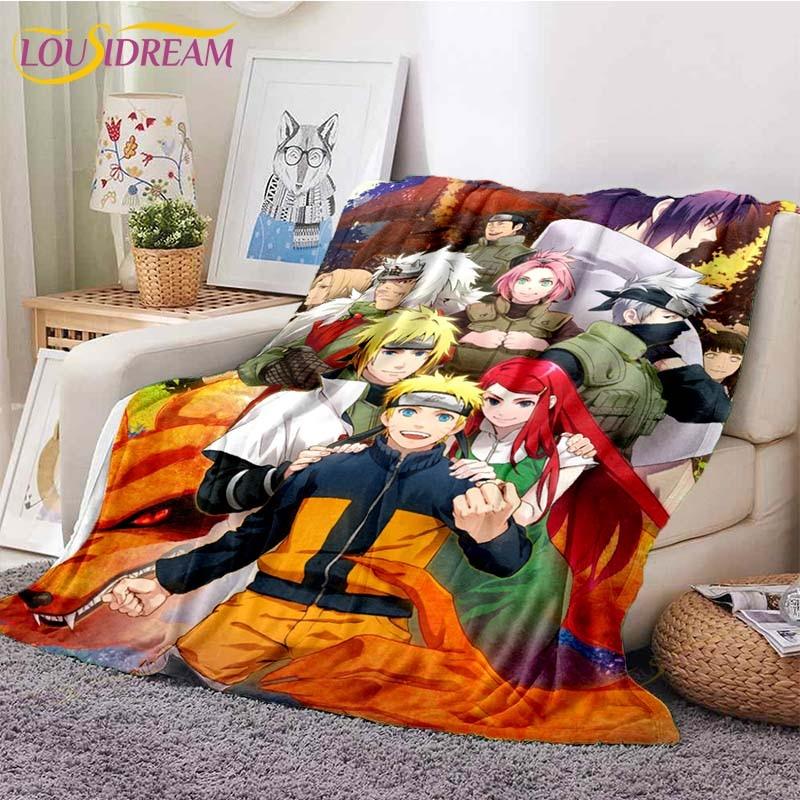 Одеяло Наруто, одеяло с рисунком Наруто, пододеяльник для дивана, дорожное постельное белье, фланелевое одеяло, покрывало
