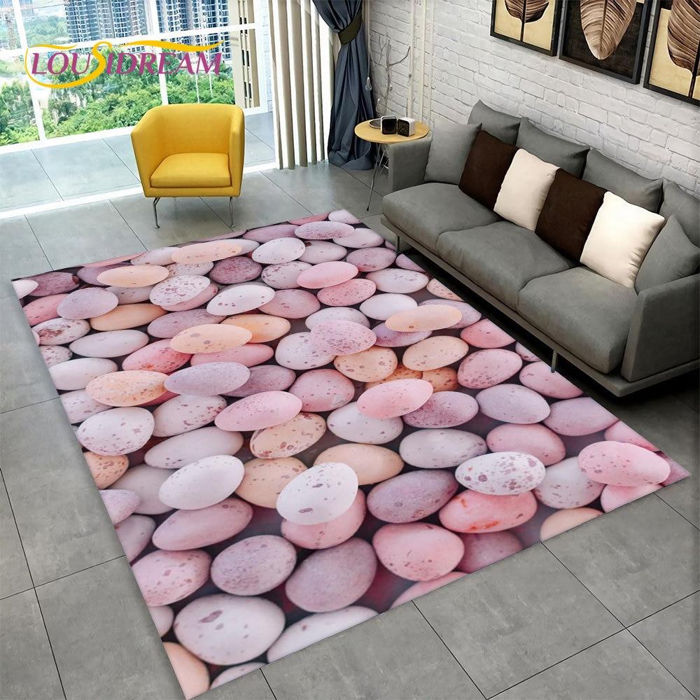 3D каменный след, пляжная галька, ковер, ковер для дома, гостиной, спальни, дивана, коврик для кухни, декор, нескользящий напольный коврик