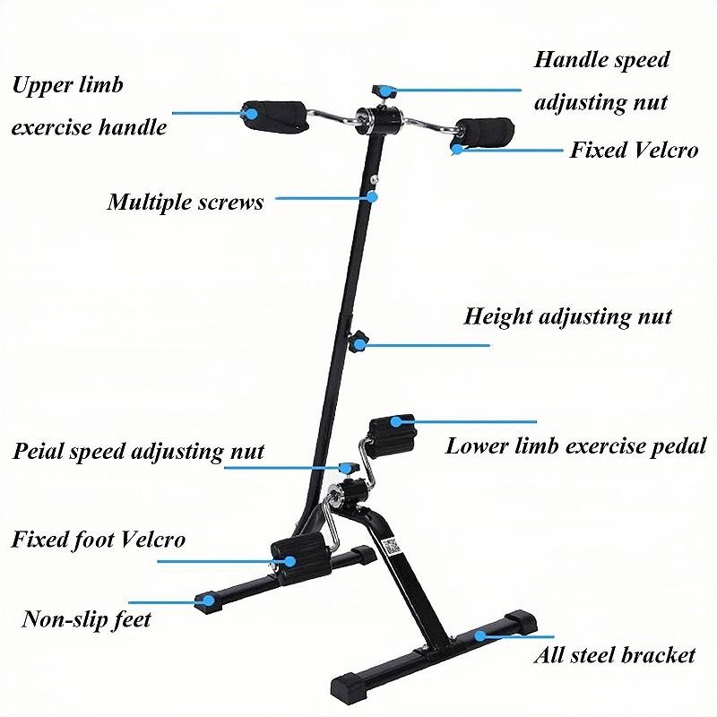 Пожилой педальный реабилитационный велосипед педальный тренажер рука рука нога регулируемое фитнес-оборудование для пожилых людей