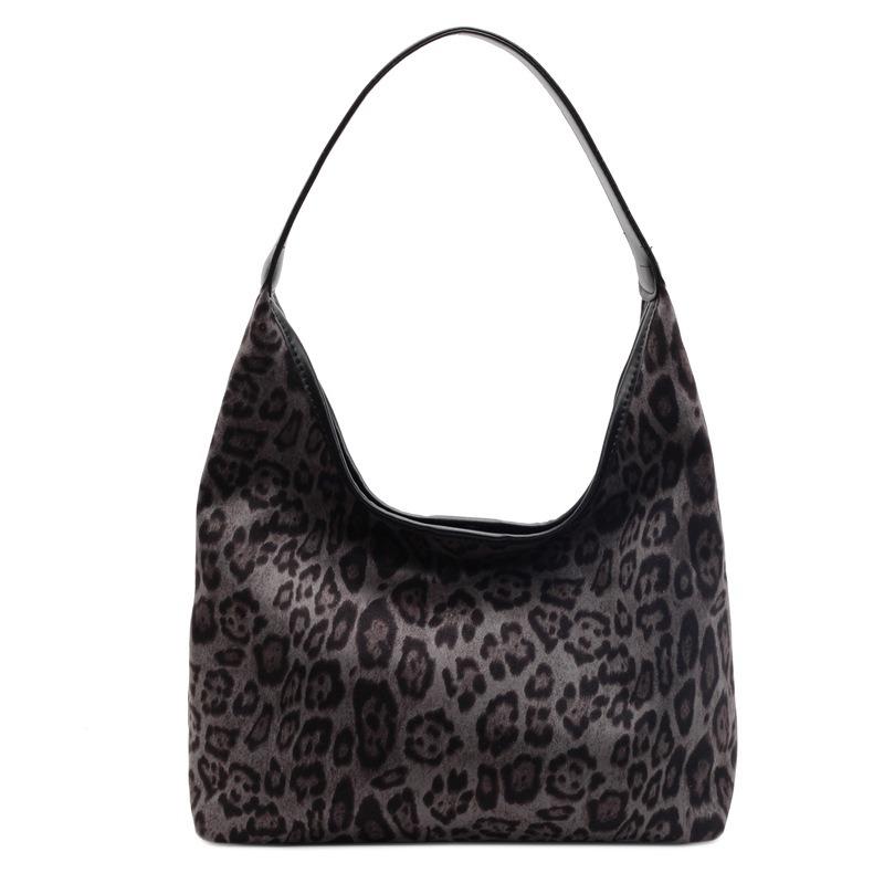 Сумка с леопардовым принтом модная сумка-тоут большой вместимости женская новая сумка под мышку премиальная сумка на плечо