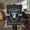 Custom Name Raiders Flannel Blanket, High quality Comfortable for All Seasons, Home Decor, Warmth and Comfort