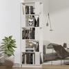 VidaXL Bookshelf-Room Divider White 51x25x163.5cm Solid Pine 814045