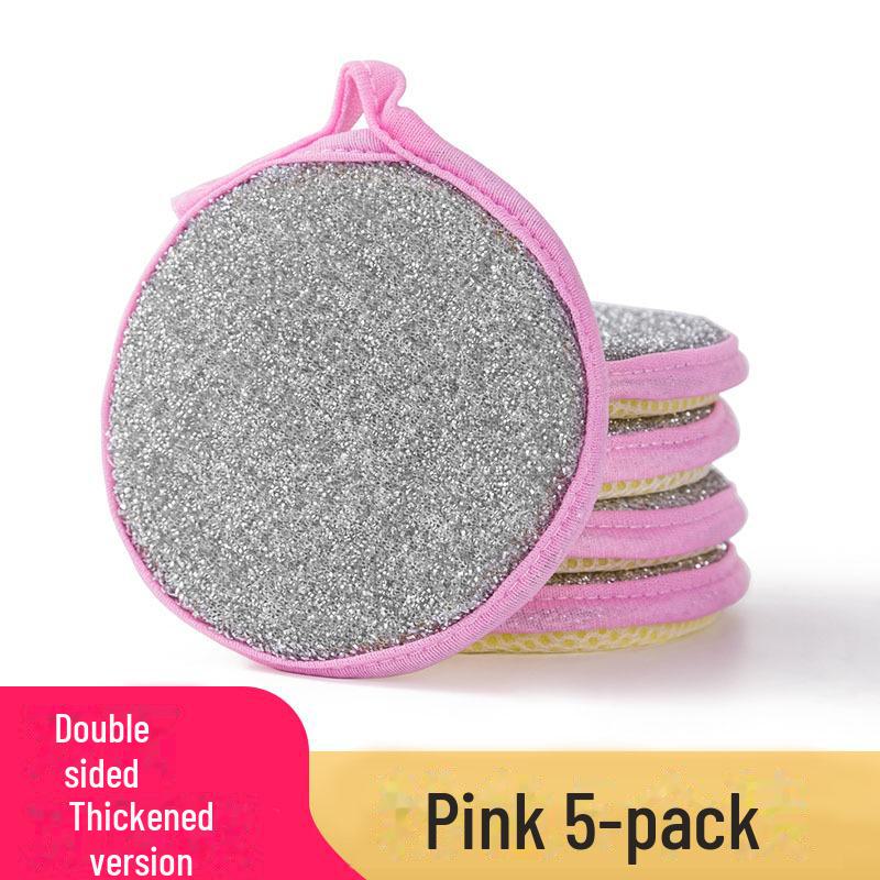 Dual-Sided Dish Sponge & Non-Stick Oil Removal Cloth: Kitchen Cleaning & Magic Wipe Combo