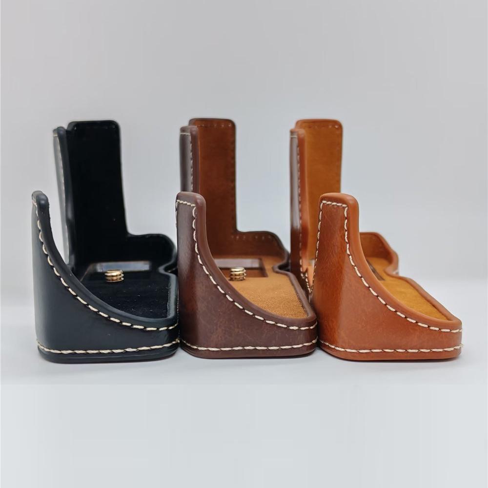 Получехол из ПУ кожи для камеры XM5 для Fujifilm XM5 Fuji X-M5 Крышка с отверстием для аккумулятора снизу