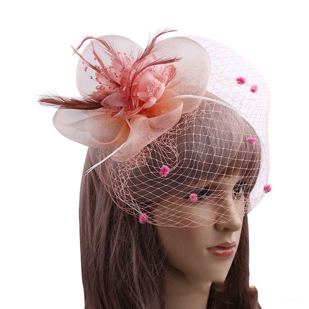 Для женщин свадебные цветочные вуалетки шляпа женская повязка на голову аксессуары для волос корейский стиль повязка на голову