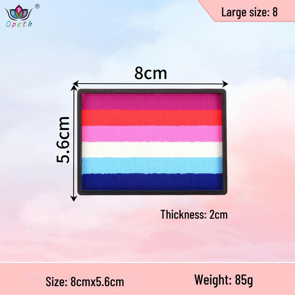 Водорастворимая радужная краска для лица для детей