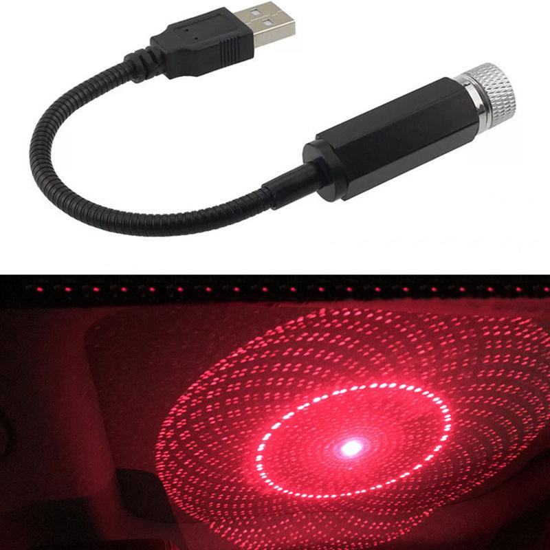 USB Автомобильный Проектор Светодиодный Проектор Звездного Неба Романтические Автомобильные Аксессуары Декоративный Интерьер Автомобиля Потолочный Звездный Свет