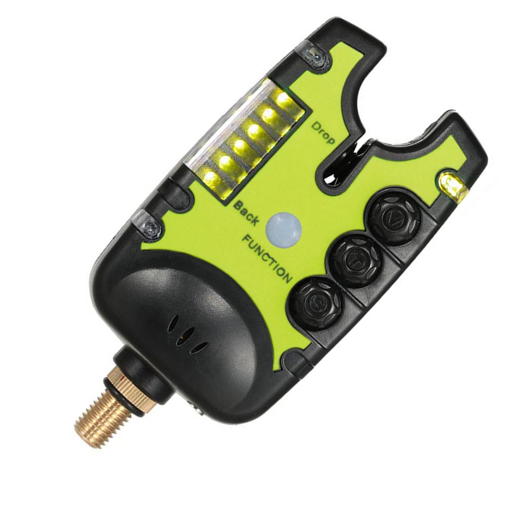 Electronic Fishing Alarms Sensitive Electronic Indicator Fish Bites Alarm Indicator with LED Light for Fishing Rod