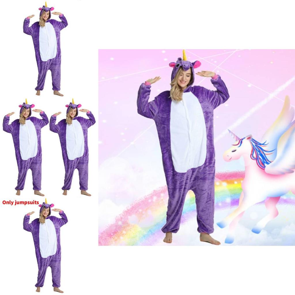 Unicorn Pajama Onesie For Women With Thick Polyester Fabric For Cozy Home Wear