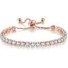 Elegant Women's Zircon Crystal Bracelet - High-End Fashion Jewelry Accessory
