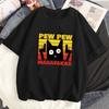 Fun Retro Pew Madafakas Cat Printed Cotton T-shirt for Women's Casual O-neck T-shirt for Summer Street Wear Harajuku T-shirt Top
