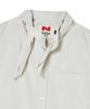 BEYOND CLOSET [Collection Line] Scarf Detail Round Shirt Ivory