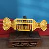 Mini Brass Abacus Ruyi Decoration Vintage Chinese Ruyi Golden Abacus Math Calculating