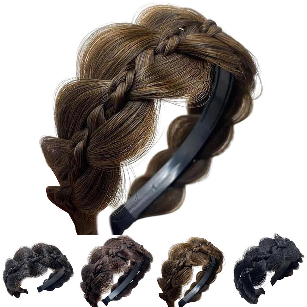 Braids Hairbands Headband Elegant For Women Head Hoop