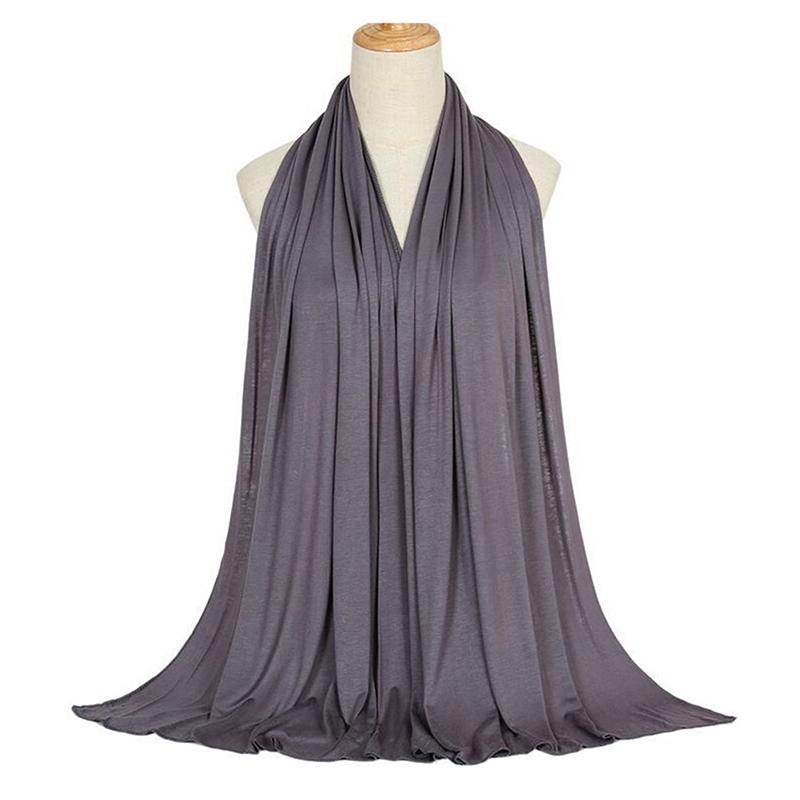 1Pc Hijab Scarf For Muslim Women Shawl Hijabs Modal Woman Turban Headscarf