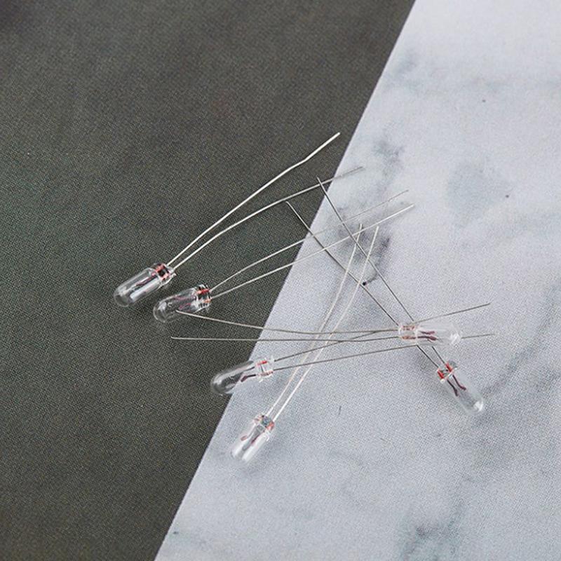 25Pcs 5Mm 4Mm 3Mm Clear 12V Mini Bulb Of Wheat Rice Bulbs Switch Button Bulbs Indicator Bulb Tungsten Lamp