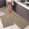 1Pcs Anti Fatigue Kitchen Rugs, Classic Retro Woven Print Waterproof Non-Slip Thick Cushioned Kitchen Mat Heavy Duty Comfort Standing Mat for Kitchen