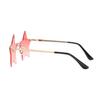 Decoration for Women & Men Eyeglasses Star Shape Sun Glasses Party Glasses Rimless Sunglasses