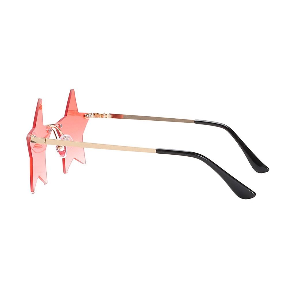 Decoration for Women & Men Eyeglasses Star Shape Sun Glasses Party Glasses Rimless Sunglasses
