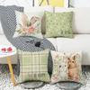 Новая пасхальная наволочка с принтом письма, диван, украшение для дома, животная поясничная наволочка