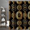 Барокко Греческий Бумажный Рулон Лист Река Кривая Круг Великолепная Шторка для Душа, Декоративная Шторка для Ванной Комнаты, Водонепроницаемая Шторка для Душа